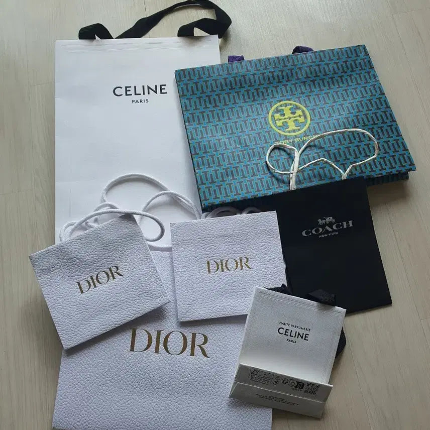 [BUNJANG] Dior, Celine, Tory Burch, Coach Shopping Bag Bundle Set / 디올, 셀린느 등 명품 쇼핑백 일괄 팔아요~