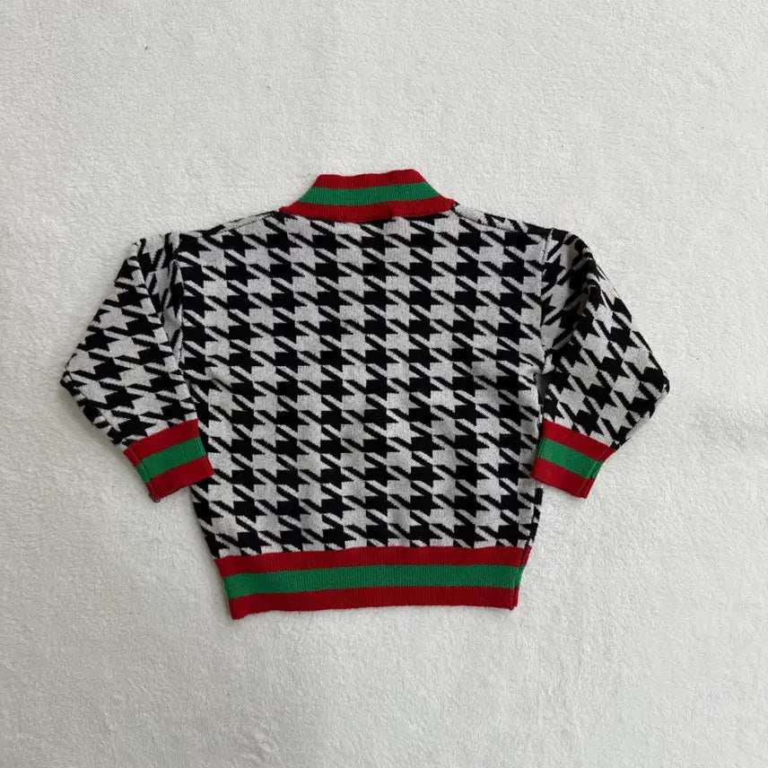 [BUNJANG] Kids Knit Sweatshirt / 실측확인 고급로고 키즈 니트 스웨트 0313T