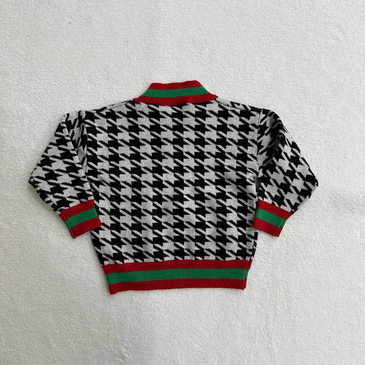 [BUNJANG] Kids Knit Sweatshirt / 실측확인 고급로고 키즈 니트 스웨트 0313T
