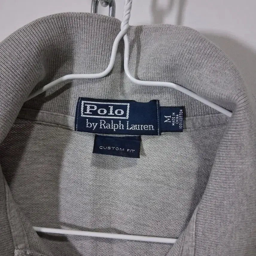 [BUNJANG] Polo Ralph Lauren Gray Short Sleeve Polo Shirt / 폴로 랄프로렌 반팔 카라티 회색