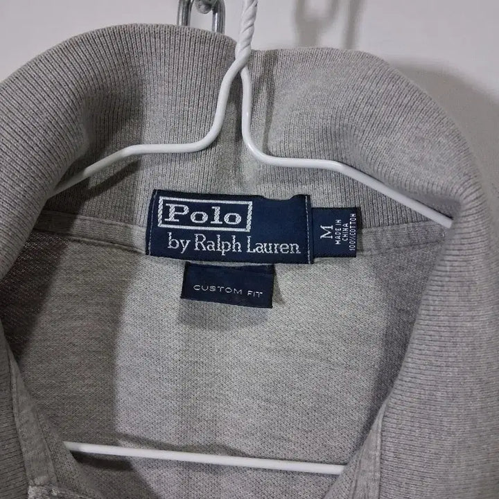 [BUNJANG] Polo Ralph Lauren Gray Short Sleeve Polo Shirt / 폴로 랄프로렌 반팔 카라티 회색