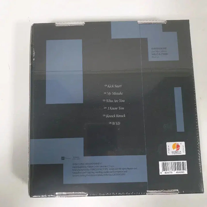 [BUNJANG] Ampers&amp;one Mini 2nd Album Wild &amp; Free (Kick Version) Sealed / Ampers&amp;one 미니2집 wild &amp; free