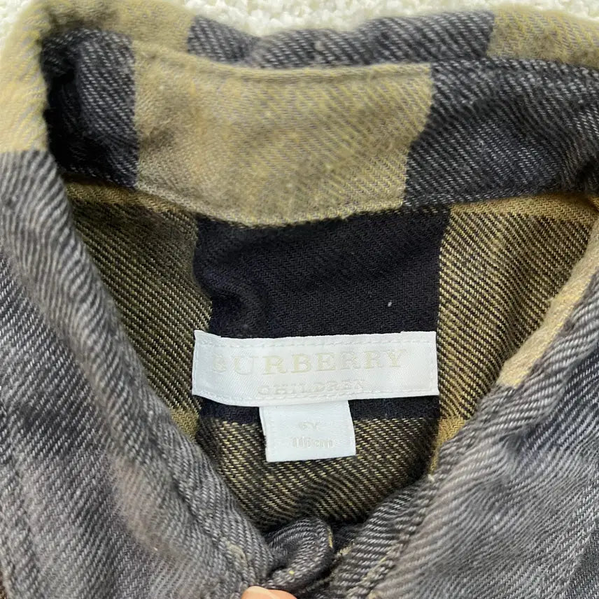 [BUNJANG] Burberry Kids Check Shirt / 6Y 버버리 키즈 체크 셔츠 남방 0310M10