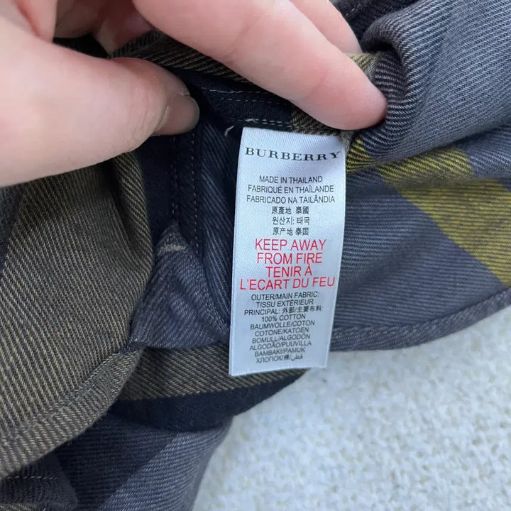 [BUNJANG] Burberry Kids Check Shirt / 6Y 버버리 키즈 체크 셔츠 남방 0310M10