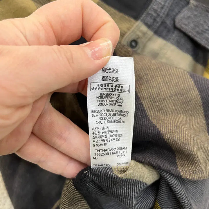 [BUNJANG] Burberry Kids Check Shirt / 6Y 버버리 키즈 체크 셔츠 남방 0310M10