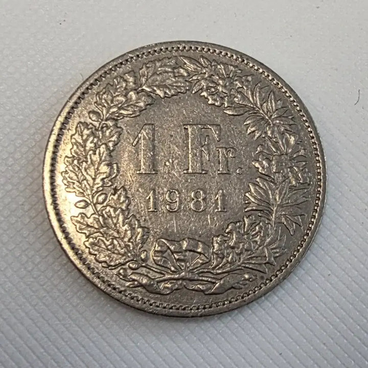 [BUNJANG] Swiss 1981 1 Franc Coin / 스위스 1981년 1프랑 동전 zk-1686