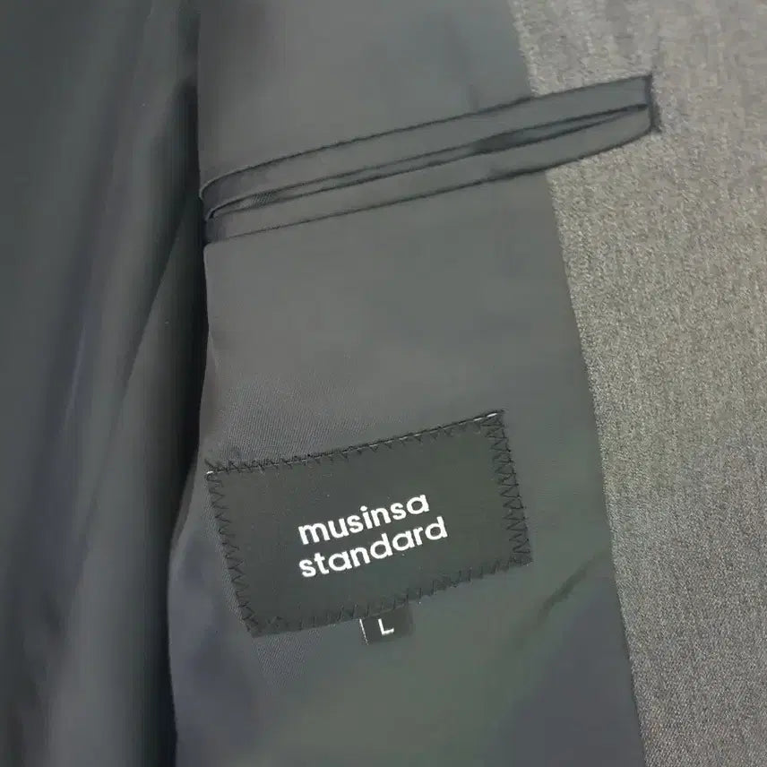 [BUNJANG] Musinsa Standard Gray Jacket / 무신사 스탠다드 자켓