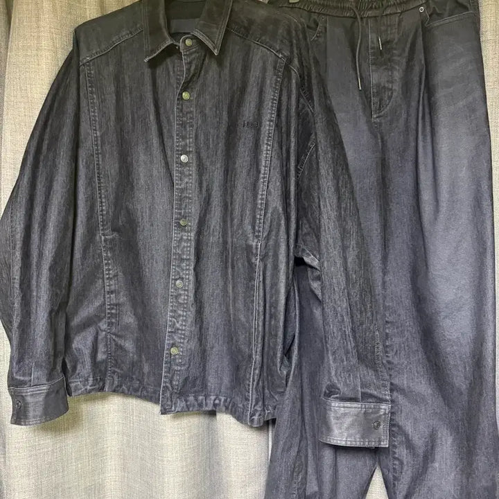 [BUNJANG] Juun.J Velvet Set Up Shirt Pants / 준지 25fw 벨벳 셋업 셔츠 팬츠 48 44 판매