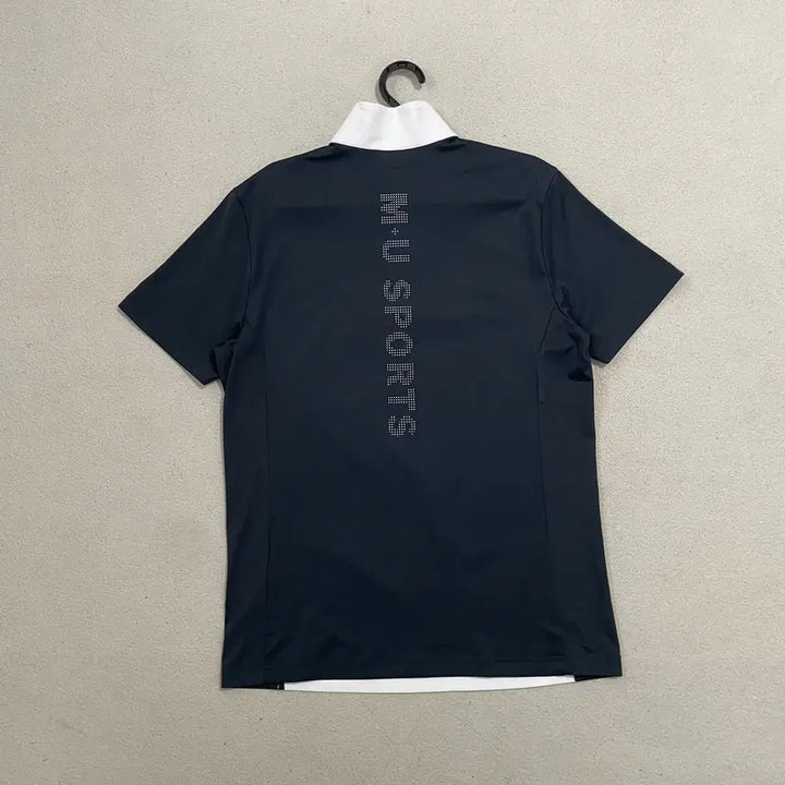 [BUNJANG] M MU Sports Golf Functional Half-Zip Short Sleeve T-shirt / M MU스포츠 골프 반집업 기능성 반팔 B.4791