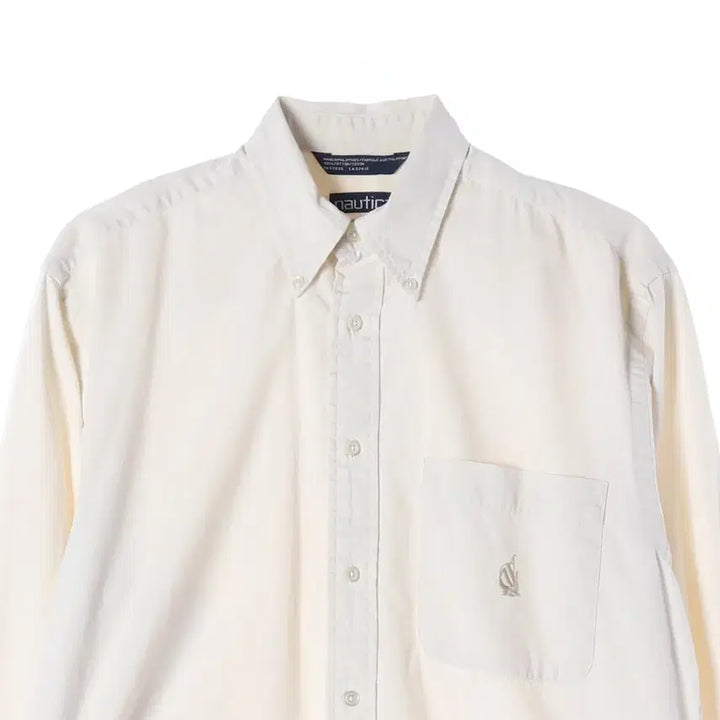 [BUNJANG] Nautica White Cotton Shirt / 노티카 셔츠 화이트 M
