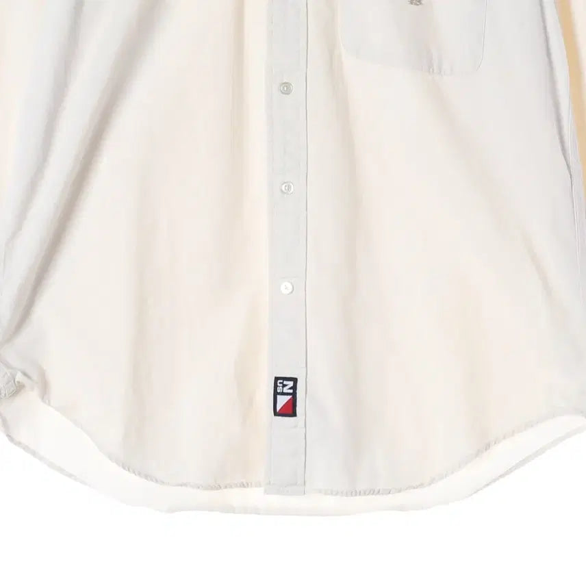 [BUNJANG] Nautica White Cotton Shirt / 노티카 셔츠 화이트 M