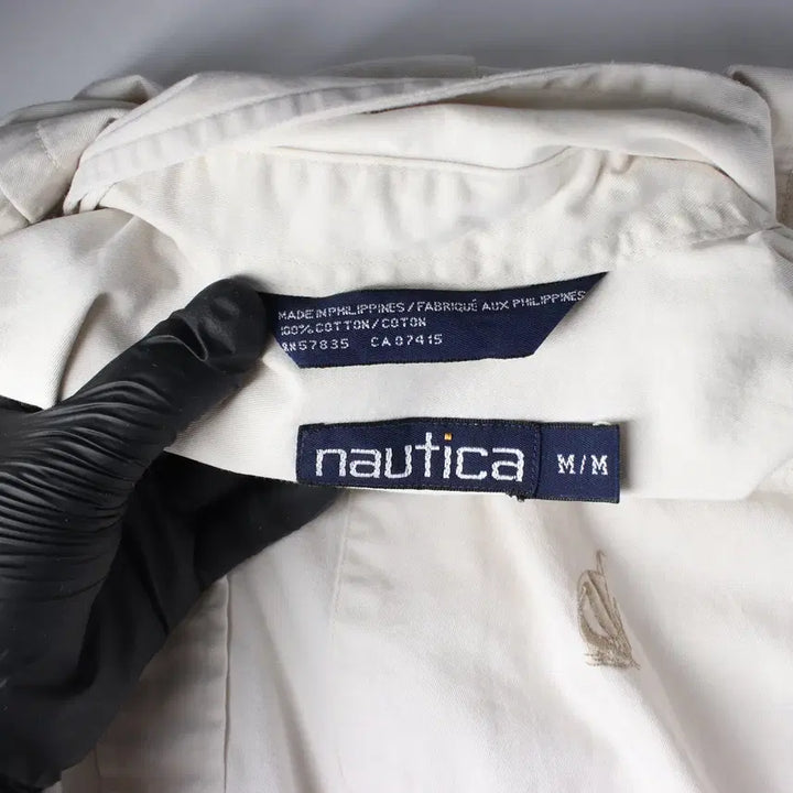 [BUNJANG] Nautica White Cotton Shirt / 노티카 셔츠 화이트 M
