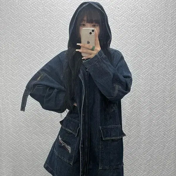 [SOLD OUT] 챔피온 올드스쿨 레트로 빈티지 데님 야상 자켓 100 C09892