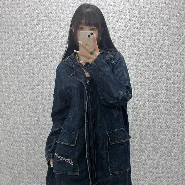[SOLD OUT] 챔피온 올드스쿨 레트로 빈티지 데님 야상 자켓 100 C09892