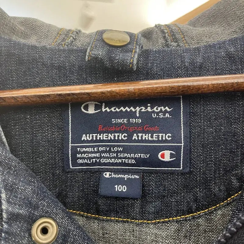 [SOLD OUT] 챔피온 올드스쿨 레트로 빈티지 데님 야상 자켓 100 C09892