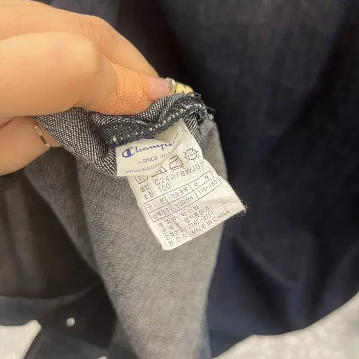 [SOLD OUT] 챔피온 올드스쿨 레트로 빈티지 데님 야상 자켓 100 C09892