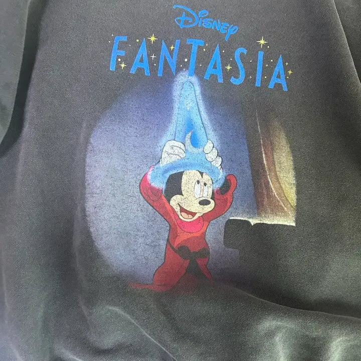 [BUNJANG] Beams Disney Fantasia Gray Sweatshirt / 빔즈 디즈니 Fantasia 맨투맨 그레이 남녀공용