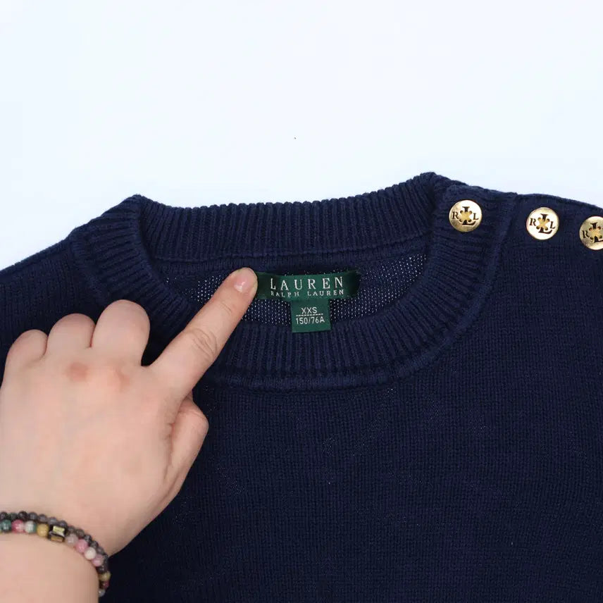 [BUNJANG] Ralph Lauren Modal Knit Sweater / XXS 랄프로렌 여성 모달 니트 스웨터 0306G