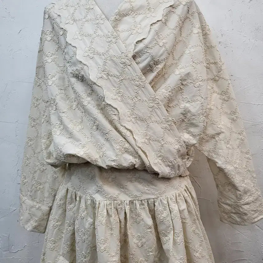 [BUNJANG] Spring Ivory Lace Skirt Set / 봄신상 아이보리 레이스 스커트 셋업F