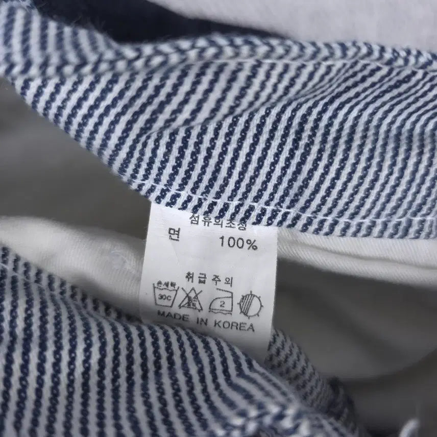 [SOLD OUT] 이노반트 남성 밑단지퍼 투톤 카고 데님 청바지 31