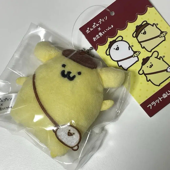 [BUNJANG] O-Moon-Goo Sanrio Pom Pom Purin Plush Keychain / 오문구 오문꾸 산리오 폼폼푸린 인형 키링