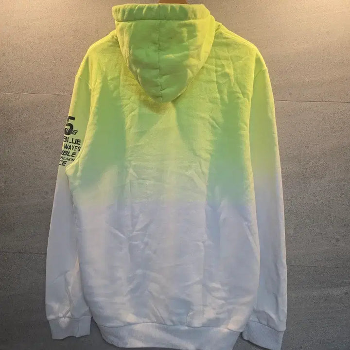 [BUNJANG] CAMP DAVID Neon Green Gradient Hoodie / CAMP SAVID. 네온 그린.후드티셔츠.