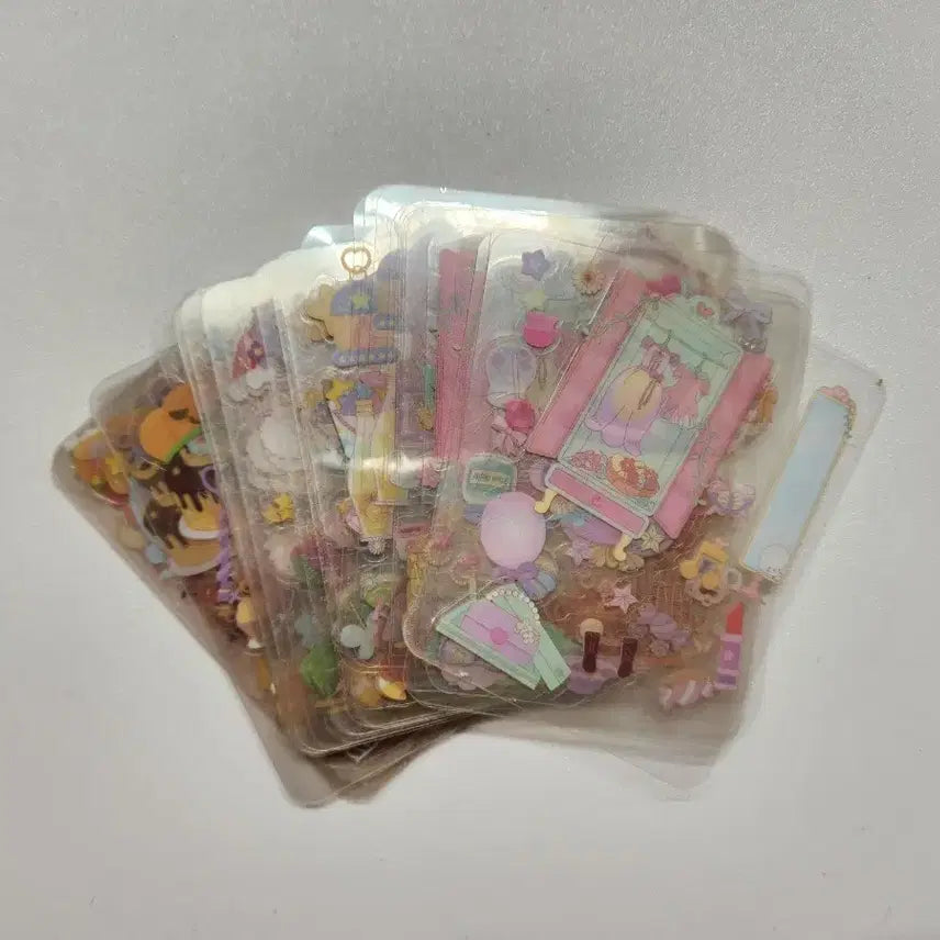 [BUNJANG] Fairy-Ru Sticker Book and Stickers Bundle Set / 급처) 페어리루 스티커북, 스티커, 꾸미기 스티커 일괄
