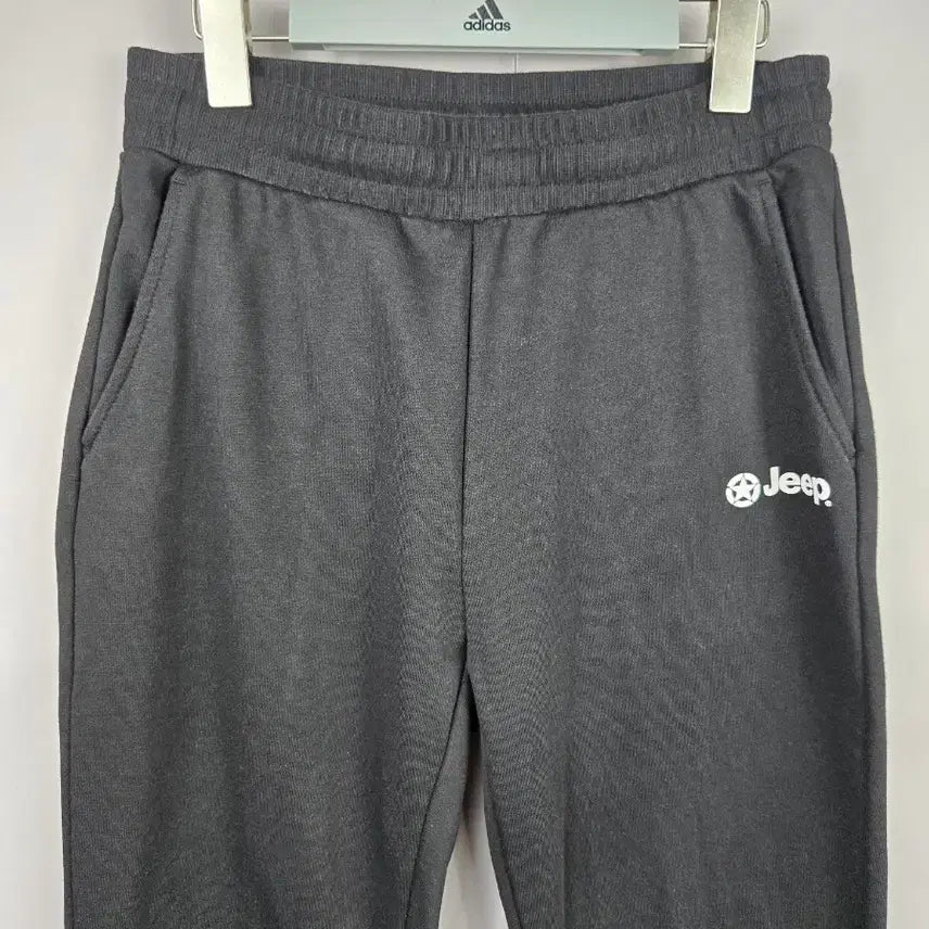 [BUNJANG] Jeep M Unisex Sweat Training Jogger Pants Black / [무료배송]지프 M 공용 스웨트 트레이닝 조거 팬츠 바지 블랙