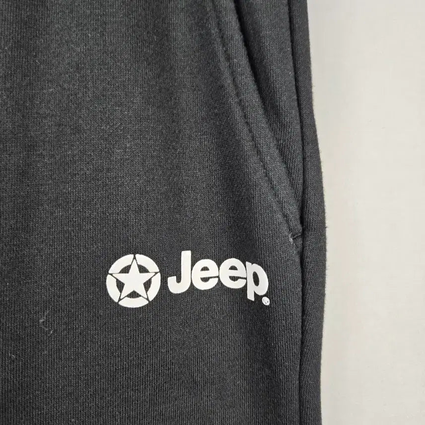 [BUNJANG] Jeep M Unisex Sweat Training Jogger Pants Black / [무료배송]지프 M 공용 스웨트 트레이닝 조거 팬츠 바지 블랙
