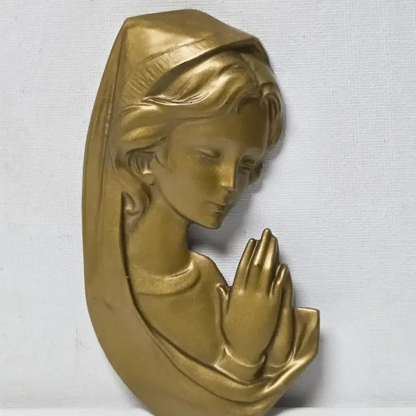 [BUNJANG] Antique Virgin Mary Metal Medal / 앤틱 성모마리아 금속 무거움 메달 성모마리아 성물 가톨릭