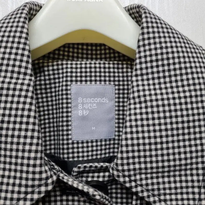 [BUNJANG] 8 Seconds Long Trench Coat Check Pattern Size 66 / 8세컨즈 롱트렌치 66