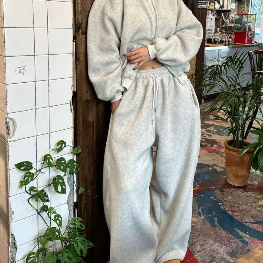 [BUNJANG] Fatal J Fleece Set / 파탈제이 후리스세트