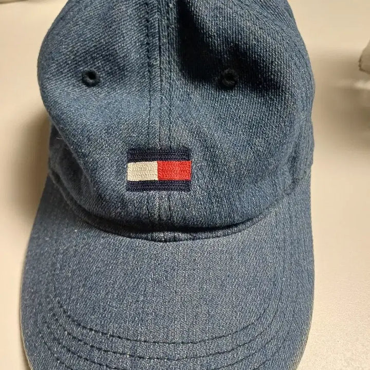 [BUNJANG] Tommy Hilfiger Denim Ball Cap Hat / 타미힐피거 데님 볼캡 모자