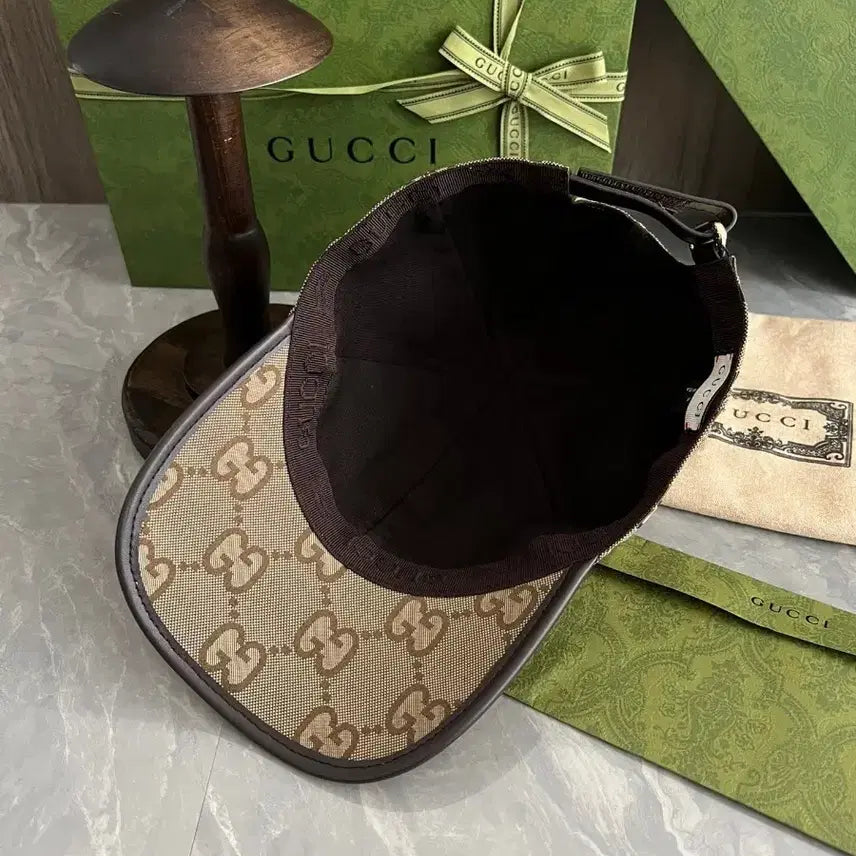 [BUNJANG] Gucci GG Logo Ball Cap / 구찌 GG 로고 볼캡 모자 풀세트