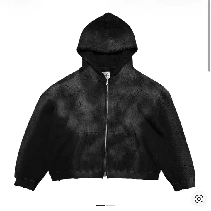 [BUNJANG] Homeless Disc Vintage Waffle Hoodie Zip-up / 홈리스 디스 빈티지 와플 후드 집업 구매합니다!