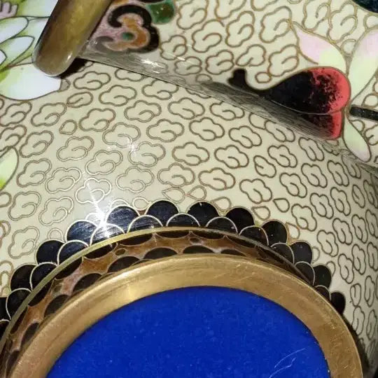 [BUNJANG] Chinese Enamel Porcelain Vase Set / 동태 법랑 소병 (일대2개=세트)명품 높23 지13센치 중국도자기 골통품