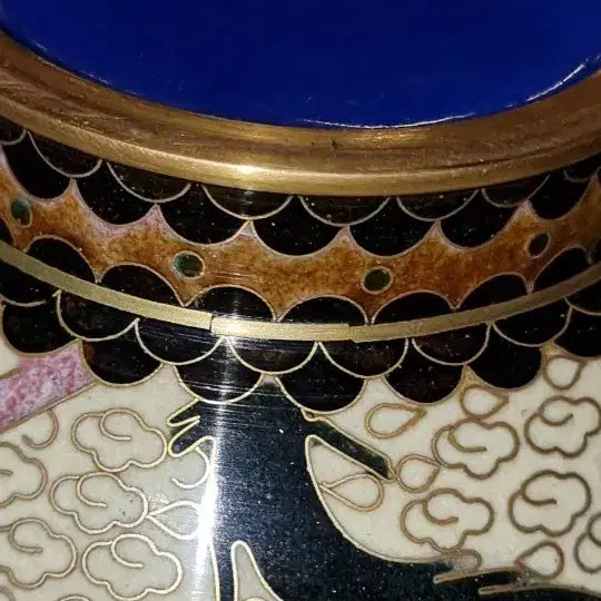 [BUNJANG] Chinese Enamel Porcelain Vase Set / 동태 법랑 소병 (일대2개=세트)명품 높23 지13센치 중국도자기 골통품