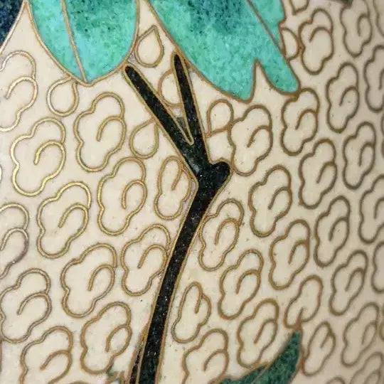 [BUNJANG] Chinese Enamel Porcelain Vase Set / 동태 법랑 소병 (일대2개=세트)명품 높23 지13센치 중국도자기 골통품
