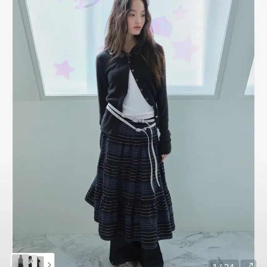 [BUNJANG] Muum Two-Way Shirred Button Skirt / 무음 투웨이 셔링 버튼 스커트 치마
