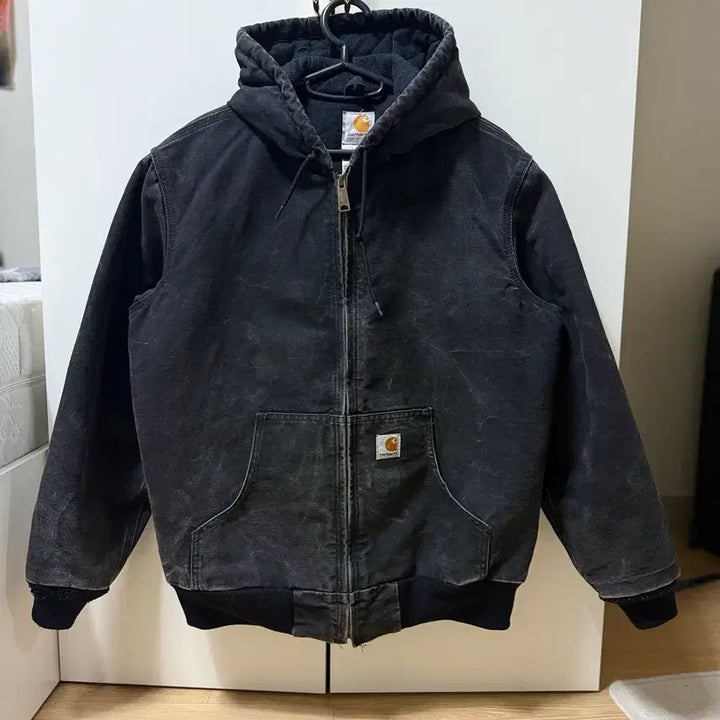 [BUNJANG] Carhartt WJ130 BLK Hooded Jacket / (M) 칼하트 후드 자켓 WJ130 BLK