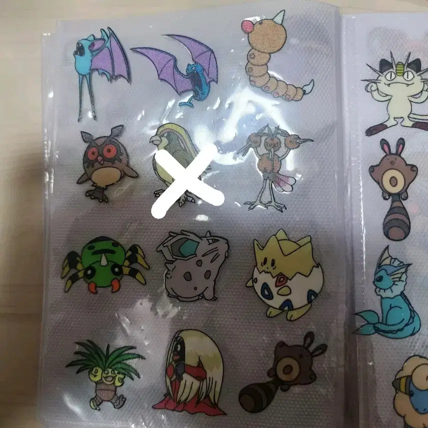 [BUNJANG] Pokemon Old Version Sticker / 포켓몬 구버전 뗀씰 팝니다.