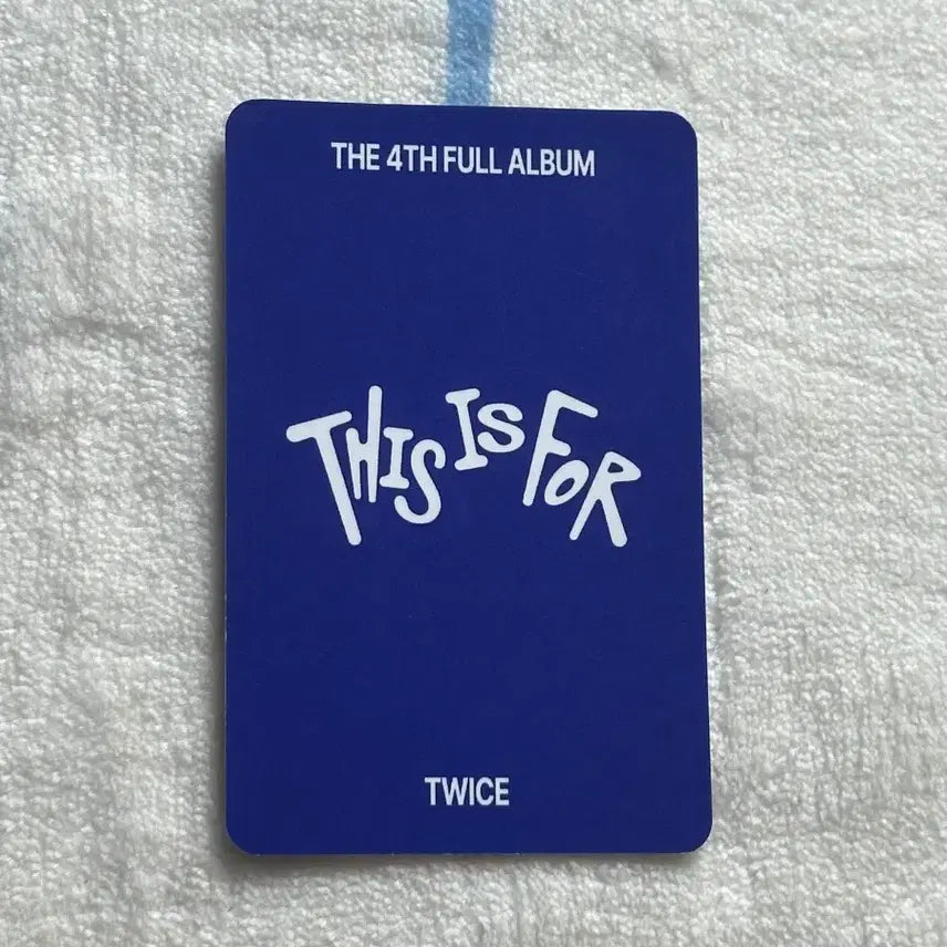 [BUNJANG] TWICE Tzuyu Photocard / 트와이스 공방 포카 쯔위 this is for