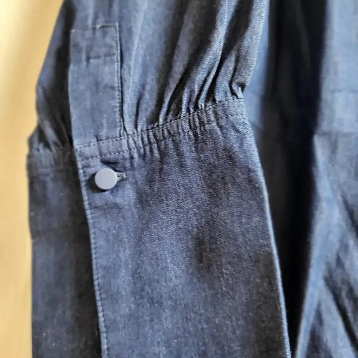 [BUNJANG] Denim Long Shirt Dress / 청 데님 롱 셔츠 원피스
