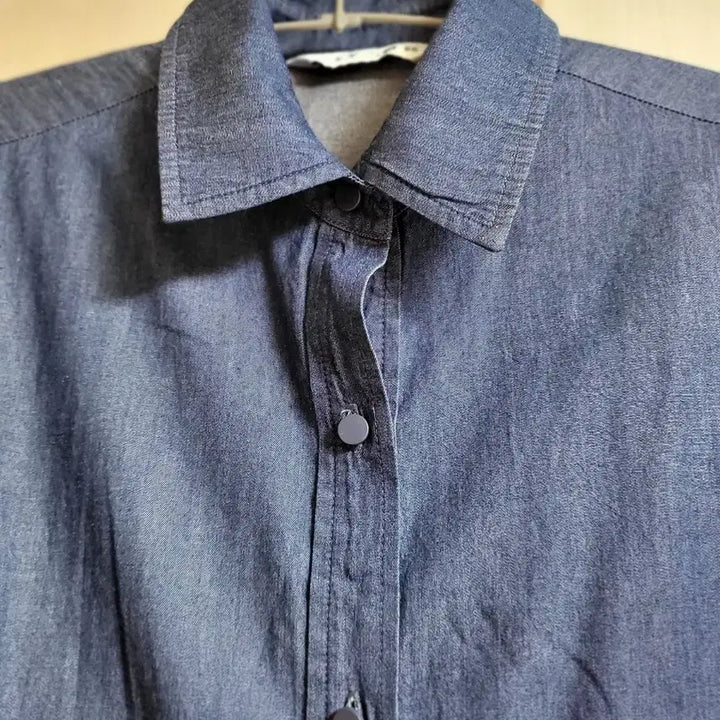 [BUNJANG] Denim Long Shirt Dress / 청 데님 롱 셔츠 원피스