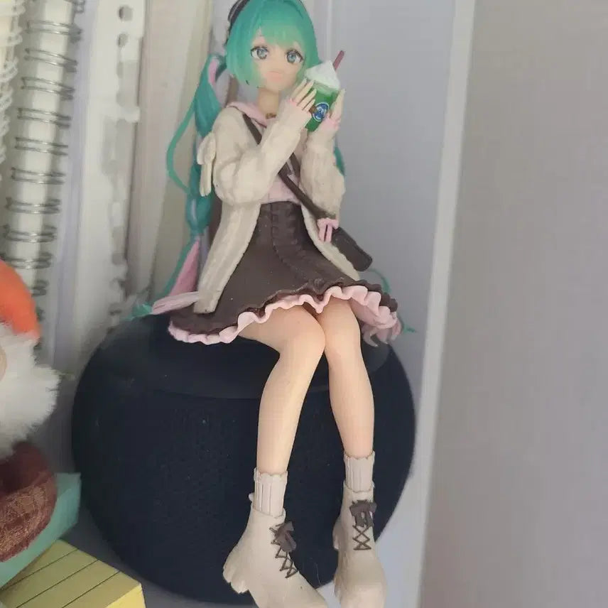 [BUNJANG] Vocaloid Hatsune Miku Autumn Date Noodle Stopper Figure / (개봉) 보컬로이드 하츠네 미쿠 가을 데이트 누들스토퍼 피규어