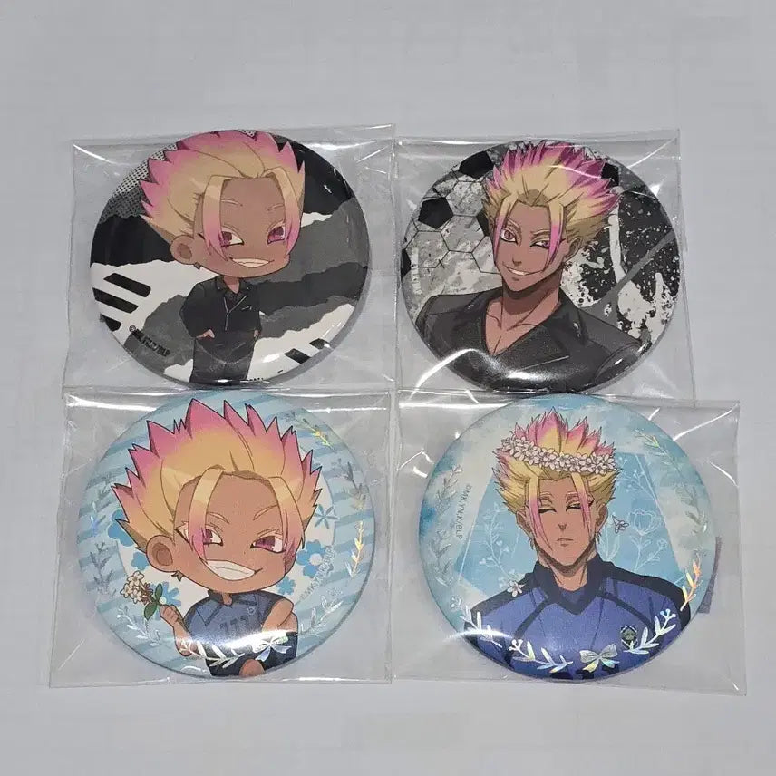 [BUNJANG] Blue Lock Seido Ryusei Bundle Set Can Badge / 블루록 시도 류세이 캔뱃지 일괄