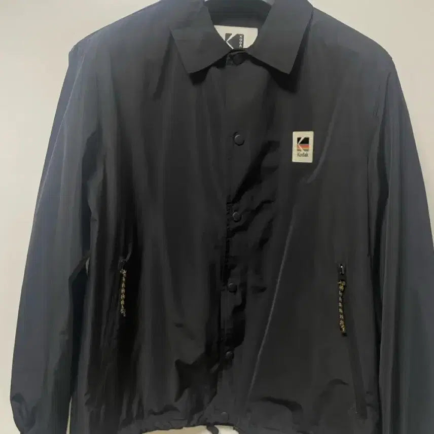 [BUNJANG] Kodak Essential Packable Coach Jacket / Black / [코닥 에센셜 패커블 코치 자켓 / 블랙]