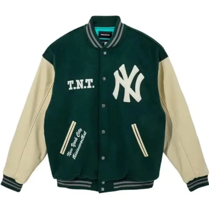 [BUNJANG] thisisneverthat x New Era x MLB New York Yankees Varsity Jacket / [s]디스이즈네버댓 x 뉴에라 x mlb 뉴욕 양키스 바시티 자켓