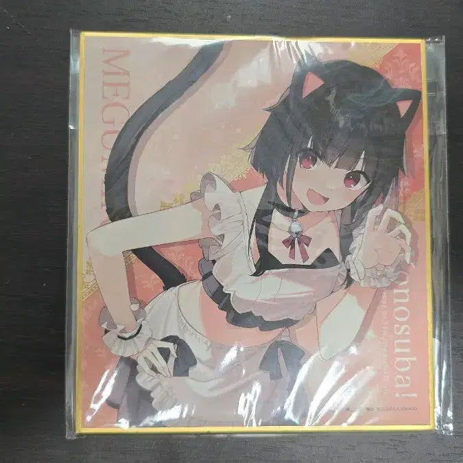 [BUNJANG] Konosuba Character Illustration Shikishi Set (Aqua, Megumin) / 코노스바 캐릭터 쿠지 아쿠아 메구밍 일러스트 색지 3종 세트