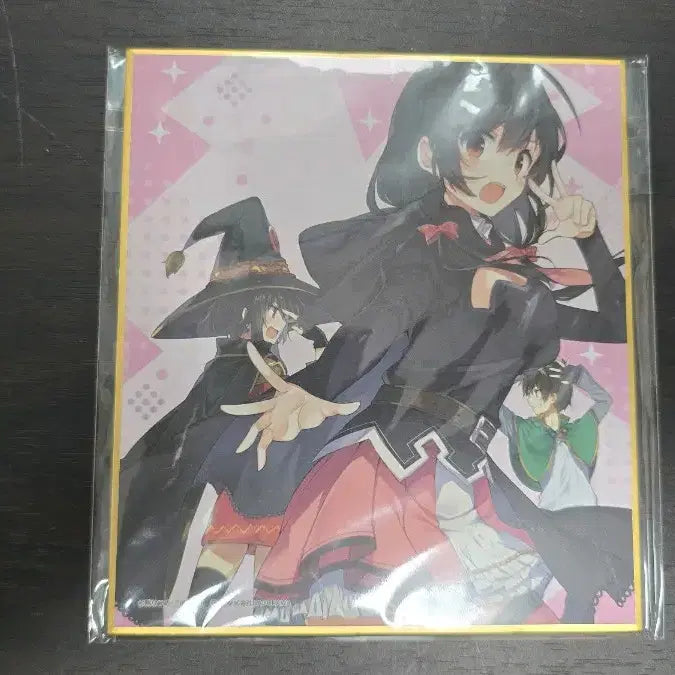 [BUNJANG] Konosuba Character Illustration Shikishi Set (Aqua, Megumin) / 코노스바 캐릭터 쿠지 아쿠아 메구밍 일러스트 색지 3종 세트